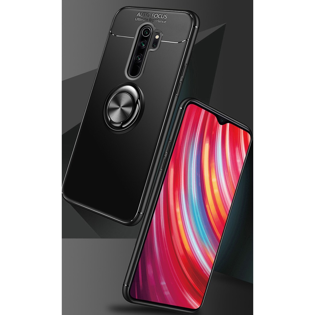 Ốp Lưng AUTO FOCUS XIAOMI REDMI NOTE 8 PRO Cao Su Bracket Iring