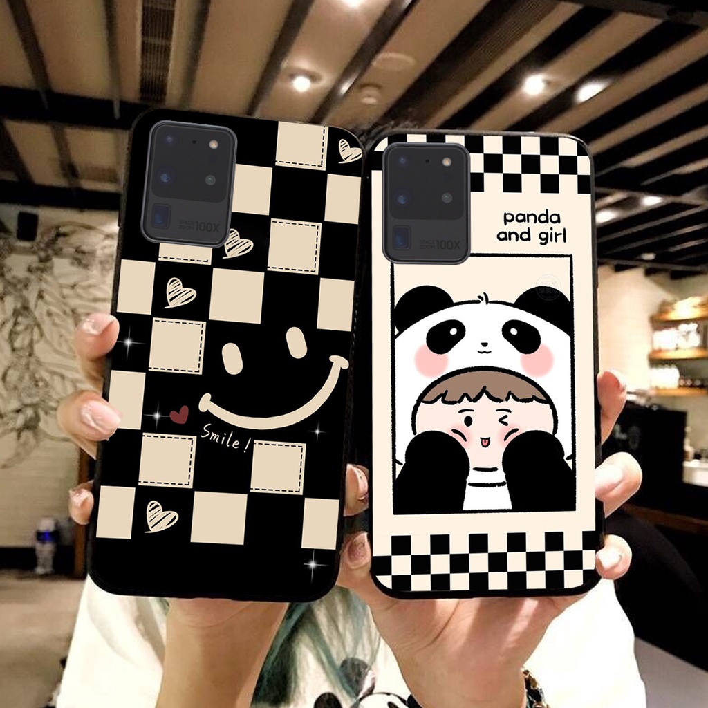 Ốp lưng Samsung S20 ULTRA  in hình cao cấp mẫu kẻ caro,mikenbe@r siêu hot