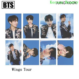 [COD]Bộ 8 ảnh kèm chữ ký của ca sỹ BTS Wings
