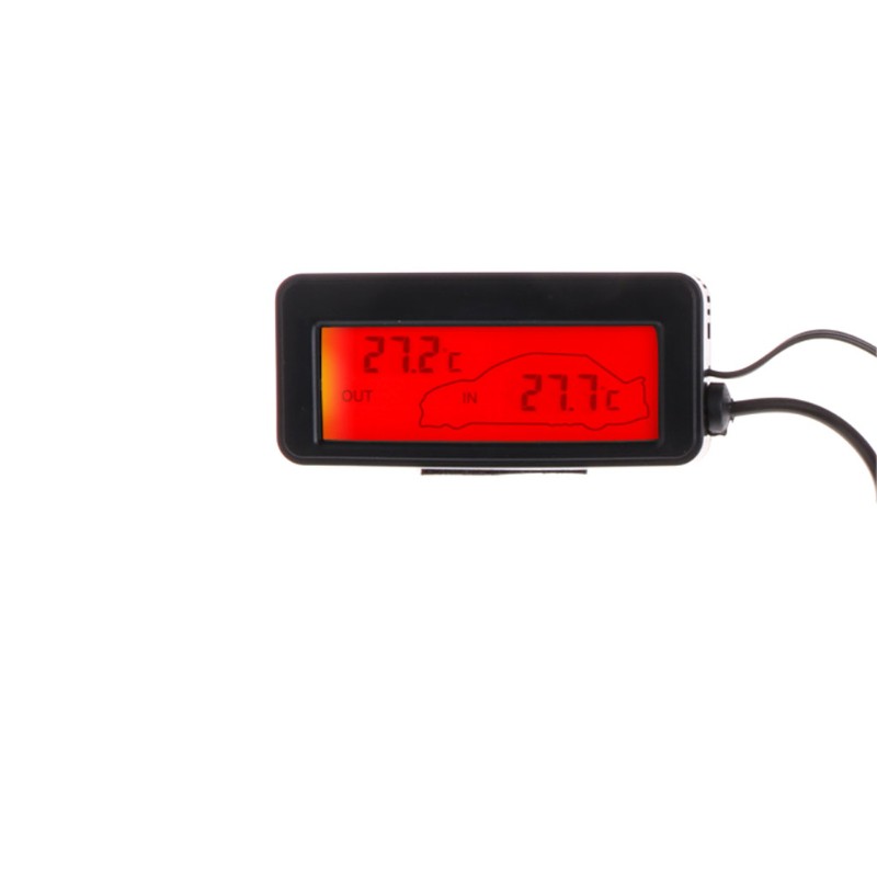 Nhiệt kế điện tử màn hình LCD 12V cho xe ô tô