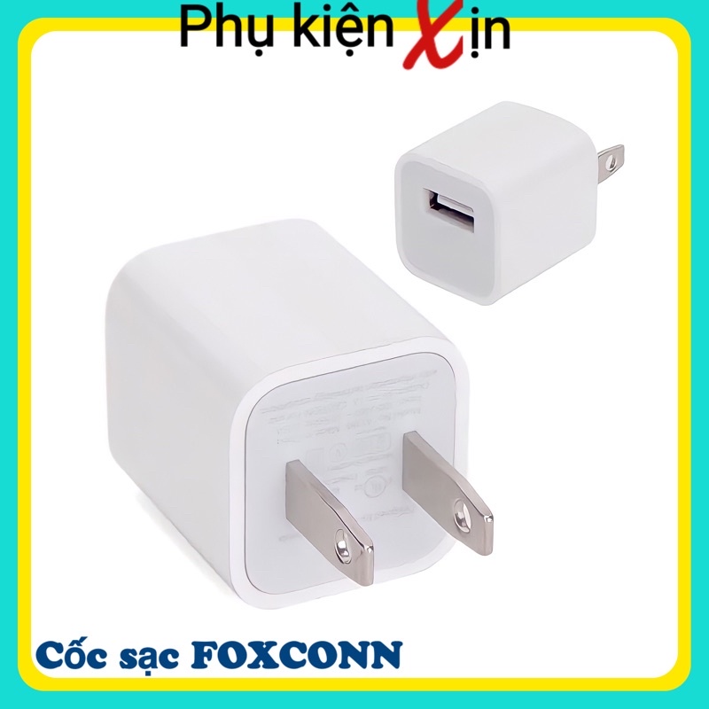 [CHÍNH HÃNG] CỐC SẠC IPHONE A21 FOXCONN XỊN SÒ - CHẤT LƯỢNG - GIÁ SIÊU RẺ