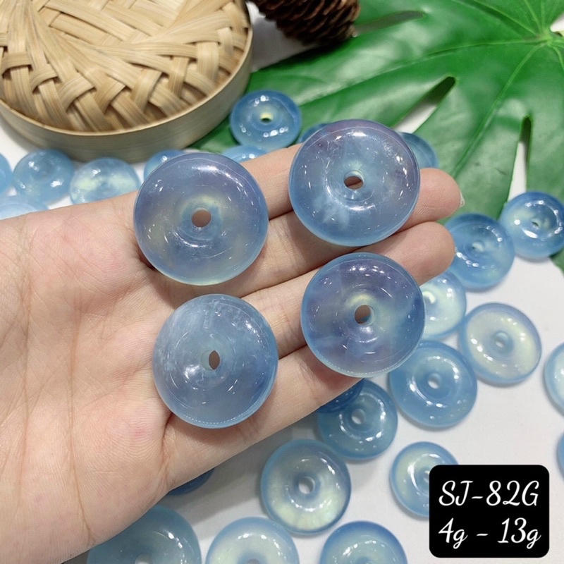 Đồng Điếu Aquamarine 5A nhiều Size 17-27 Đẹp