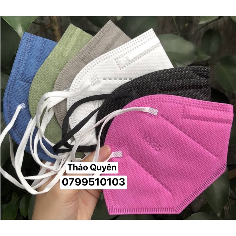 Khẩu trang y tế kháng khuẩn 4 lớp Famapro VN95  Nam Anh 6 màu