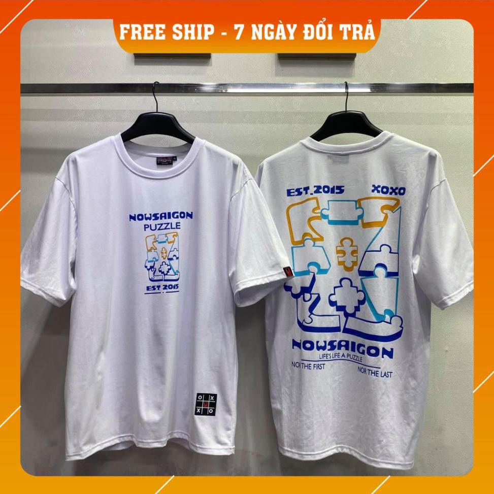 áo thun tay lỡ form rộng nam nữ now sài gòn full tag | BigBuy360 - bigbuy360.vn