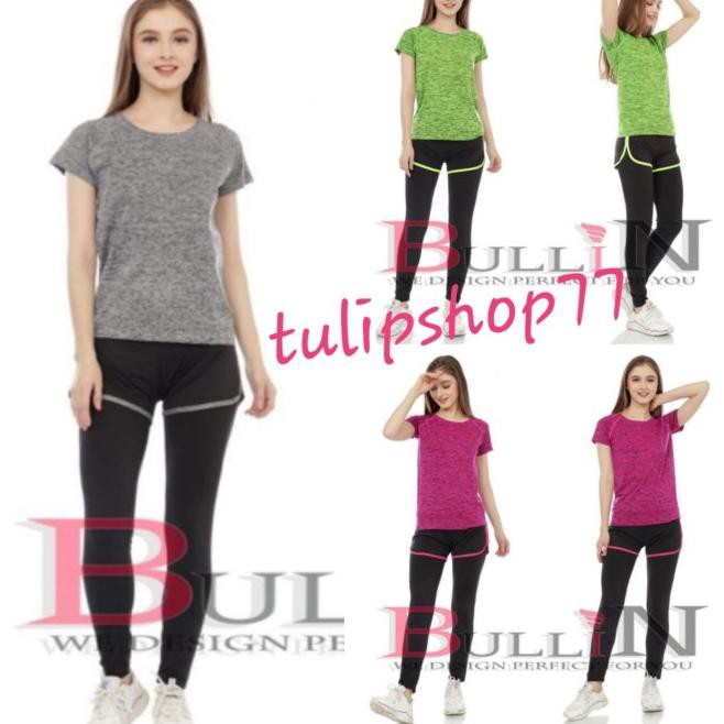 Bộ Đồ Tập Gym Màu Trơn A31F U7U8 Mik Zumba Dành Cho Nữ