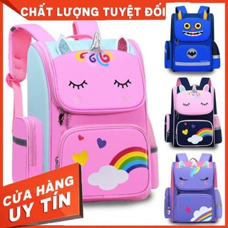 Balo đi học CHỐNG GÙ LƯNG - SIÊU NHẸ  dành cho bé gái chất liệu chống thấm nước, siêu nhẹ BTE9