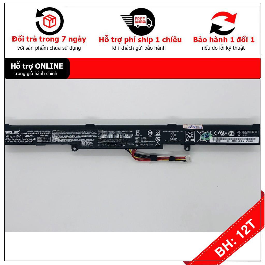 [BH12TH] Pin Laptop ASUS ROG GL752 GL752V GL752VL GL752VLM GL752VW N552V N552VX N552 mã pin A41N1501