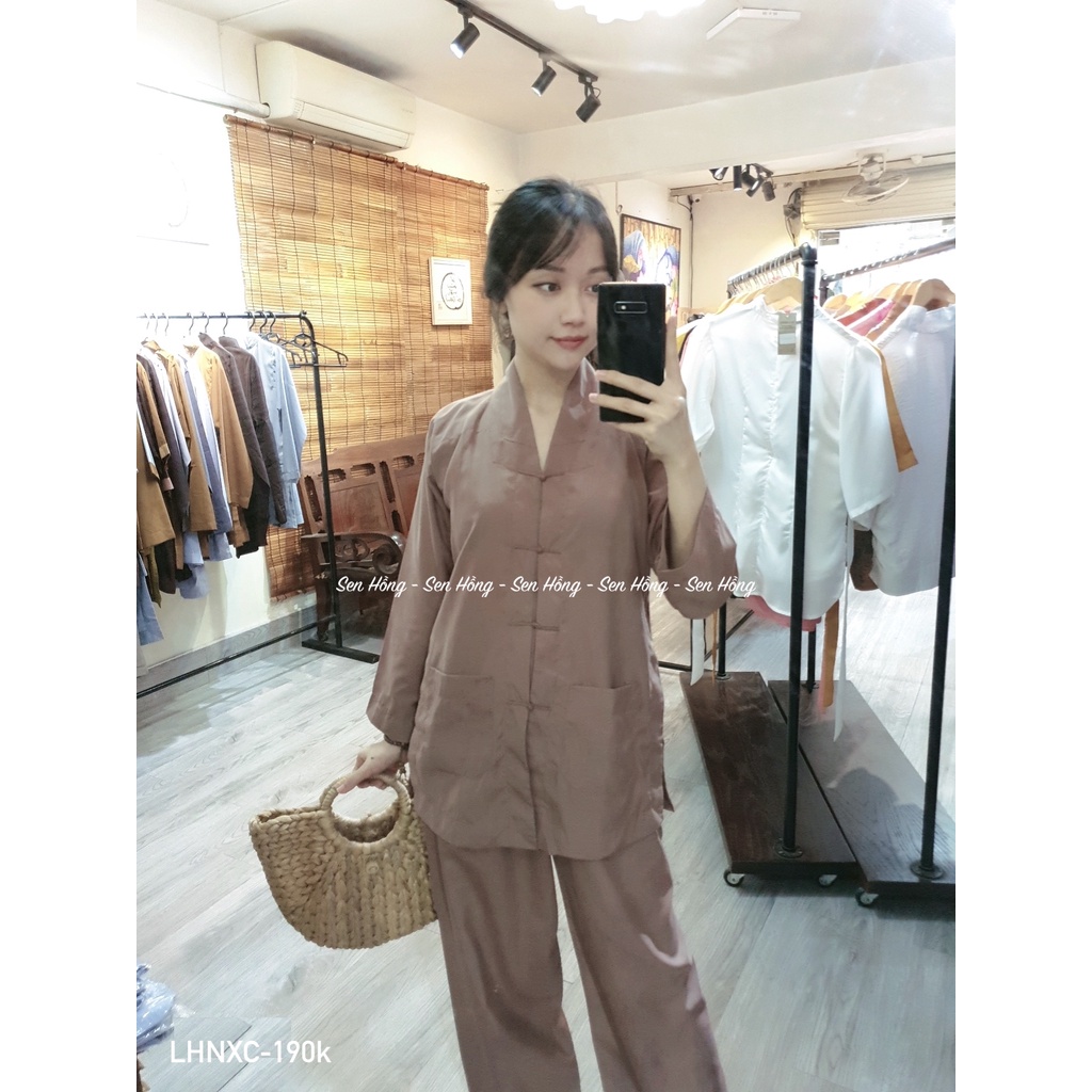 ĐỒ LAM NAM NỮ TRUYỀN THỐNG # Pháp phục vải mát # đồ đi chùa unisex mẫu La Hán