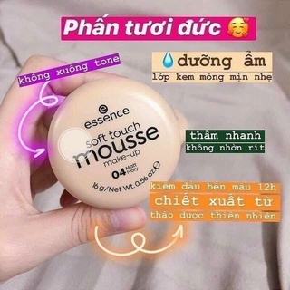 Phấn nền trang điểm lập thể cao cấp Essence Mousse