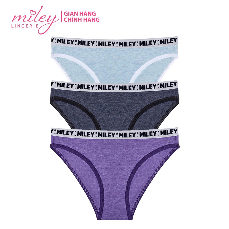 Combo 3 Quần Lót Melange Kiểu Dáng Basic Sporty Miley Lingerie FCB0100-0700-1000