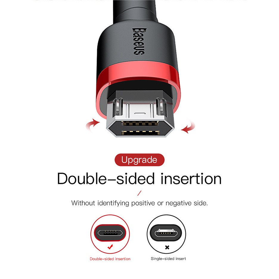 Dây sạc nhanh micro usb baseus cafule - vienthonghn