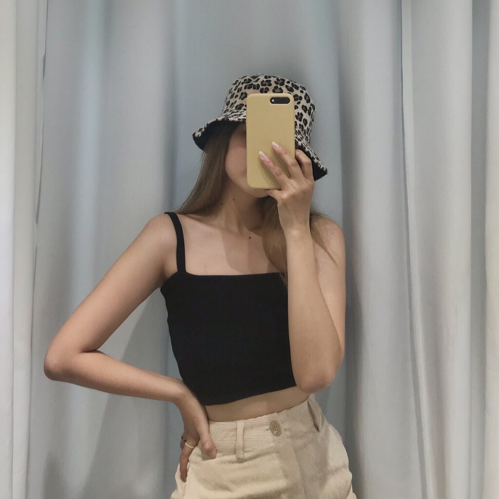 Áo tank top nữ ELY dáng ôm chiết eo croptop  không đệm vải cotton Bozip co giãn tốt thoáng mát nhiều màu sắc ELY223
