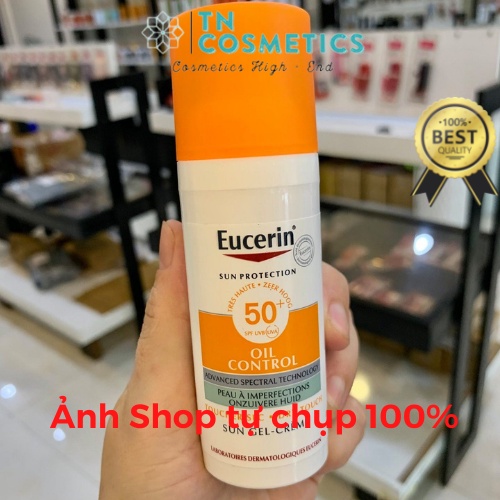 Kem Chống Nắng Kiềm Dầu Cho Da Nhờn Mụn Eucerin Sun Gel-Cream Dry Touch Oil Control SPF50+ 50ml KCN1462