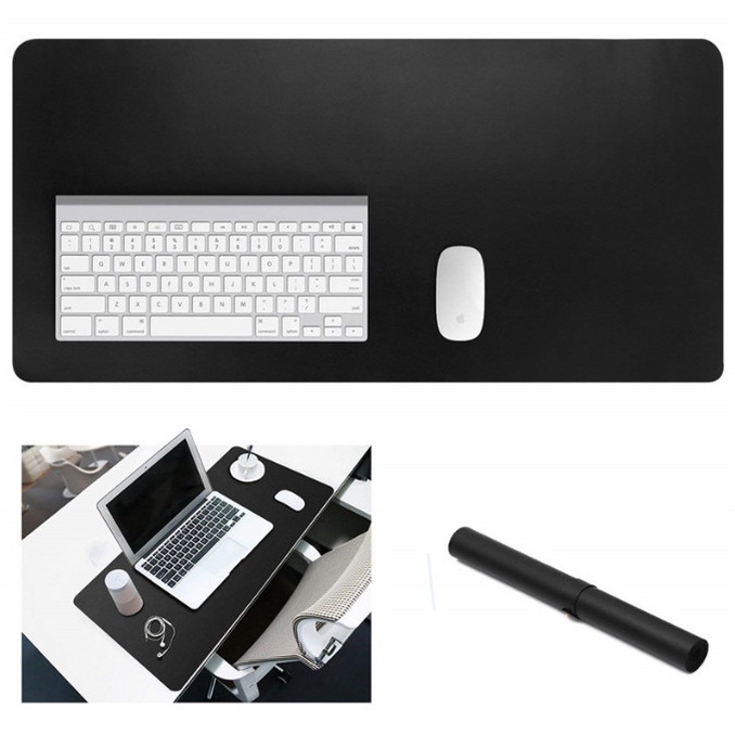 Miếng Lót Bàn Làm Việc Bằng Da Cỡ Lớn Kiêm Thảm Da Trải Bàn Làm Việc DeskPad Lót Chuột Máy Tính Size Lớn Chống Nước