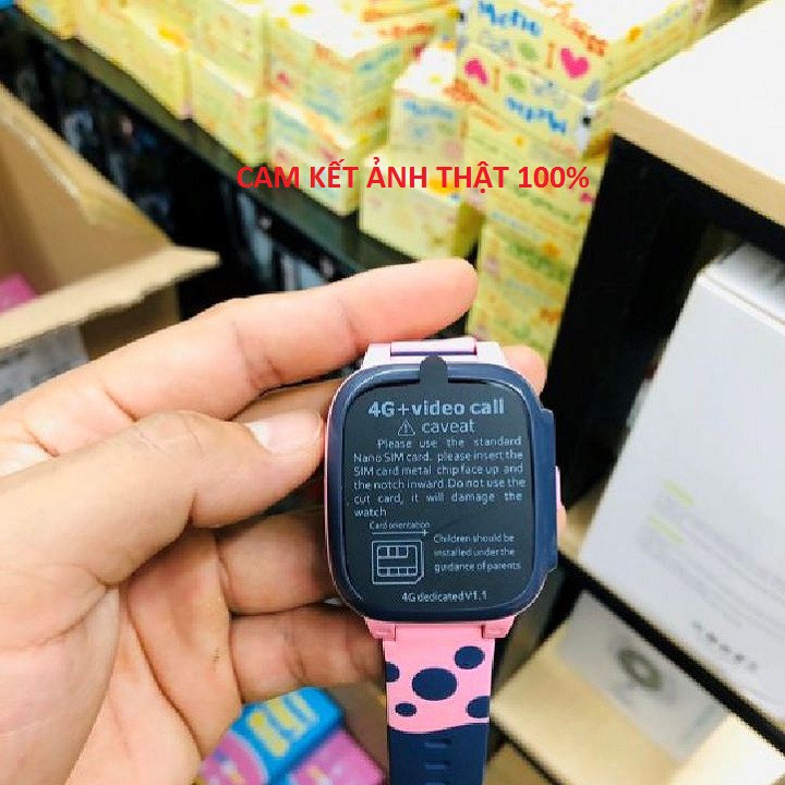 Đồng hồ, Đồng hồ định vị trẻ em GPS Shino Y96, hỗ trợ camera gọi video call 4G LTE  Hàng Chính Hãng
