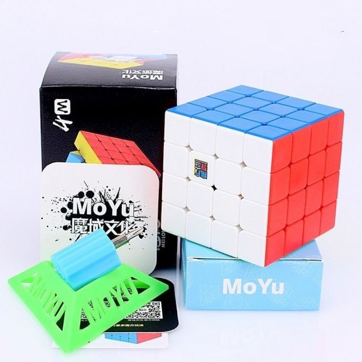 ❤️ HOTSALE ❤️ Rubik NAM CHÂM 4x4x4 HM4M MoYu MeiLong 4M Stickerless - TẶNG ĐẾ RUBIK VÀ VÍT