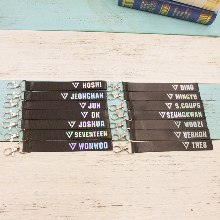 Nametag seventeen strap seventeen dây đeo điện thoại trang trí xinh xắn