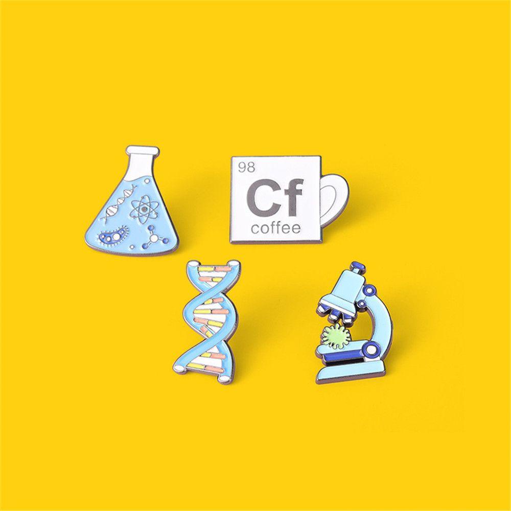 CACTU Ghim Cài Áo Hình Kính Hiển Vi Phân Tử Hóa Học