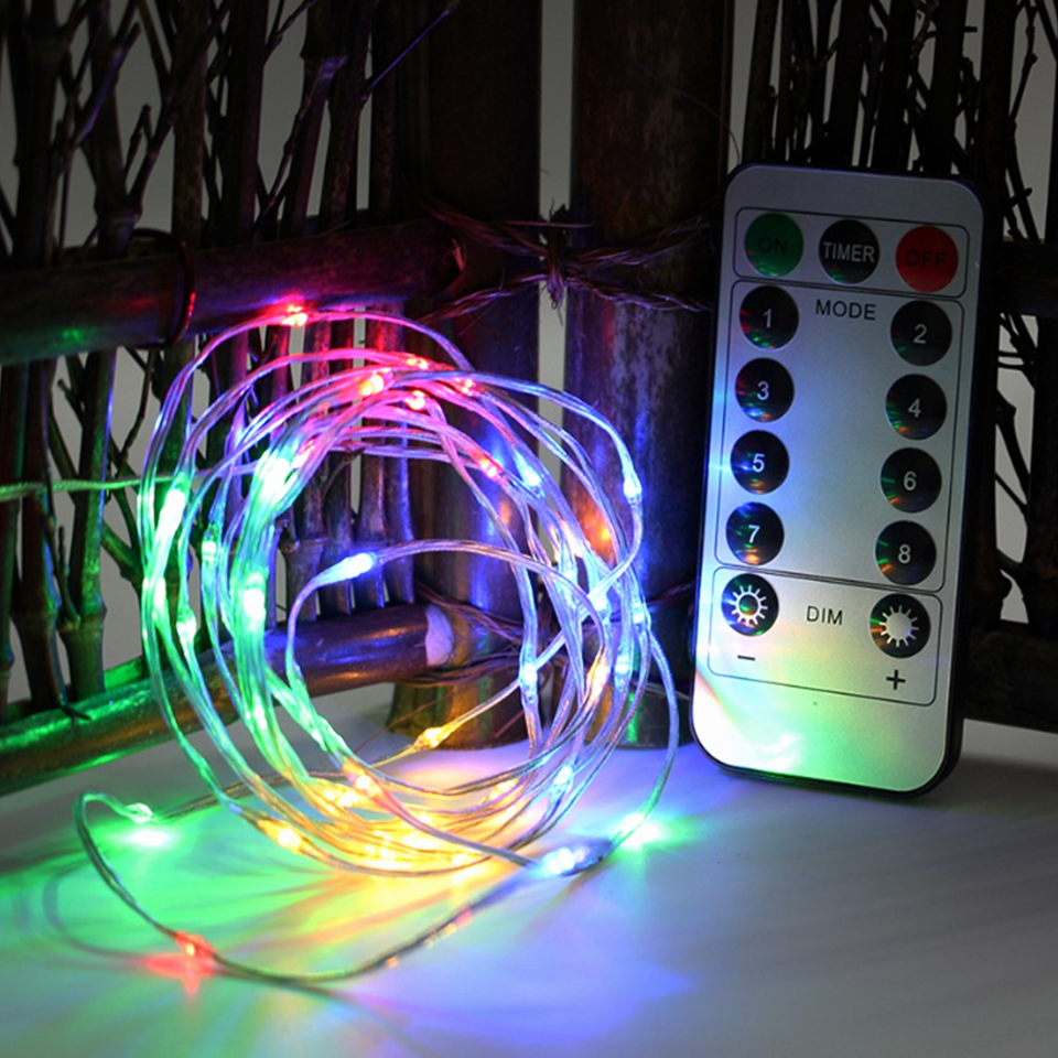 Dây Đèn Led Trang Trí 5m 10m Điều Khiển Từ Xa