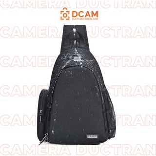 Túi Balo máy ảnh 2 trong 1 form cứng chống nước - Caden CB07 - Đựng body + 3 lens to + tripod