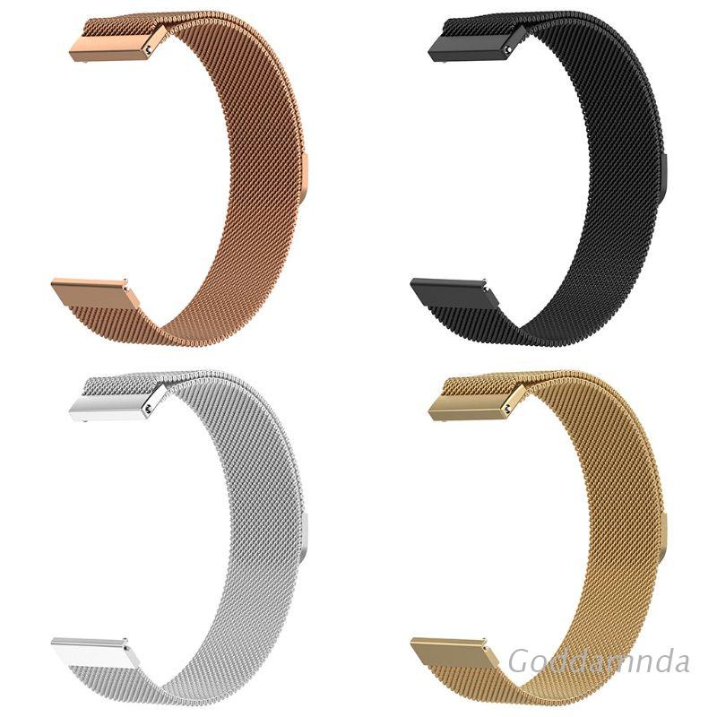 Dây đeo thay thế bằng thép không gỉ có nam châm cho đồng hồ thông minh Huawei Watch GT/Honor Watch Magic/Ticwatch Pro