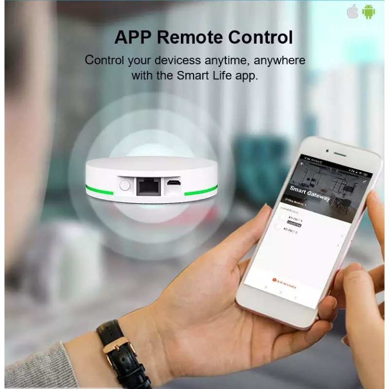 Hub Lan 3.0/Bộ Điều Khiển Trung Tâm Zigbee Tuya Smart/Hub Lan Tuya Zigbee/Hub Zigbee Tuya Cắm Dây Lan Zigbee 3.0 Xịn