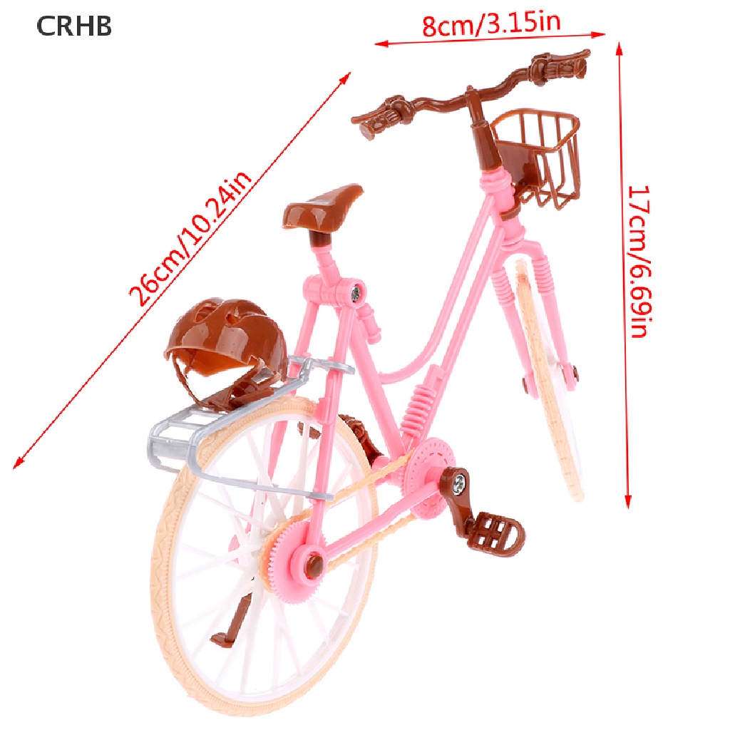 Crhb 1 Bộ Mô Hình Xe Đạp Bằng Nhựa Tỉ Lệ 1 / 6 Mới