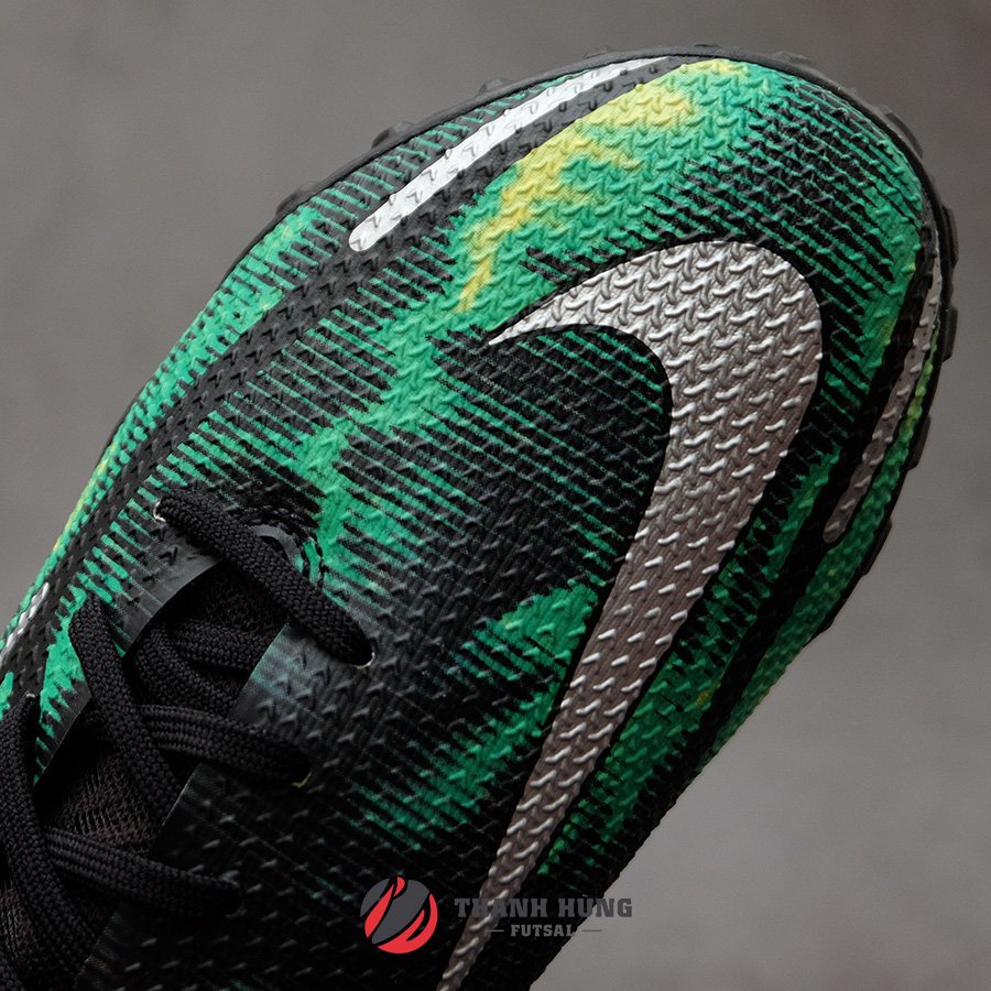 GIÀY ĐÁ BÓNG CHÍNH HÃNG NIKE REACT PHANTOM GT2 PRO TF - DM0735-003 - XANH LÁ/ĐEN