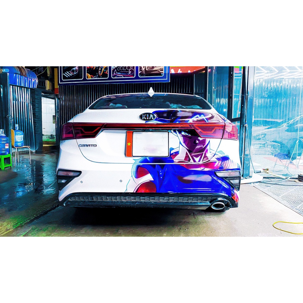 Dragon Ball - Decal Songoku dán Xe Ô Tô