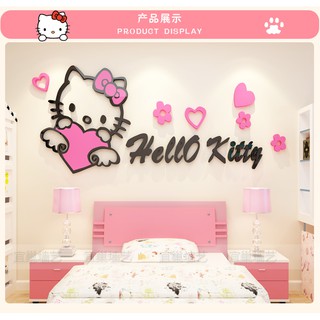 🌻 DÁN TƯỜNG 3D KITTY NEW 🎀 KITTY HOUSE