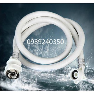Dây cấp nước máy giặt dài 2m (1 đầu bắt ốc - 1 đầu ren)