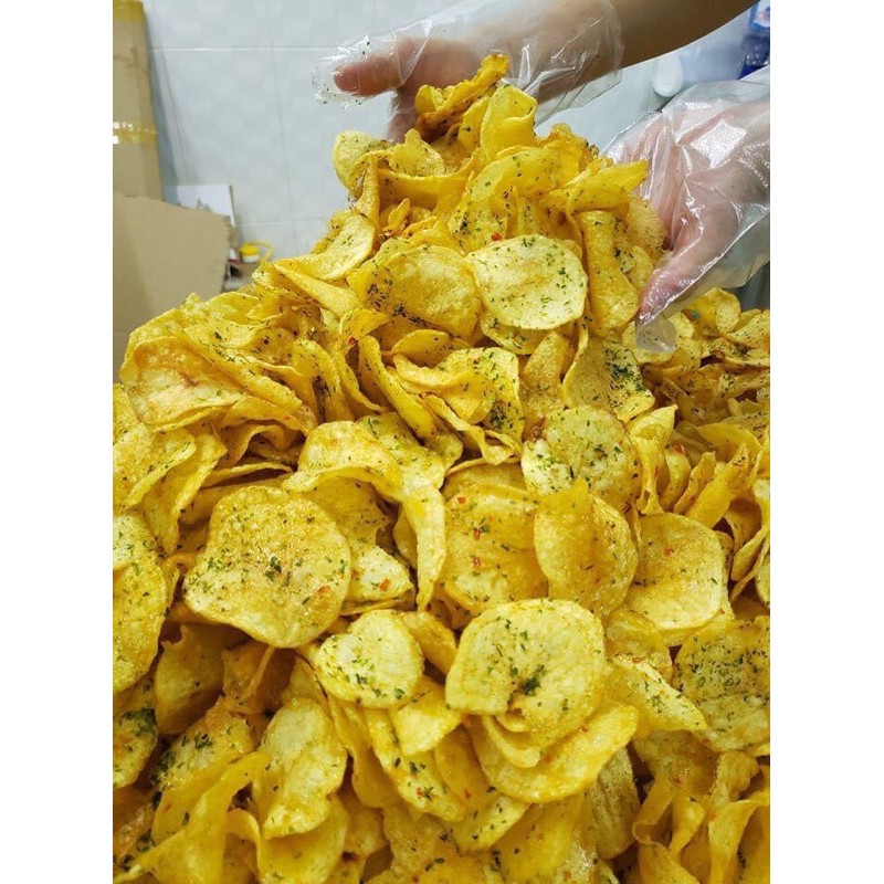 KHOAI TÂY SẤY MẮM LẮC RONG BIỂN✌️ FREE SHIP ✌️ TÚI 250GR GIÒN THƠM