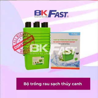 BỘ TRỒNG RAU THỦY CANH BKFAST (Không dinh dưỡng) - ĐH Bách Khoa Hà Nội (Gốc nhà sản xuất)