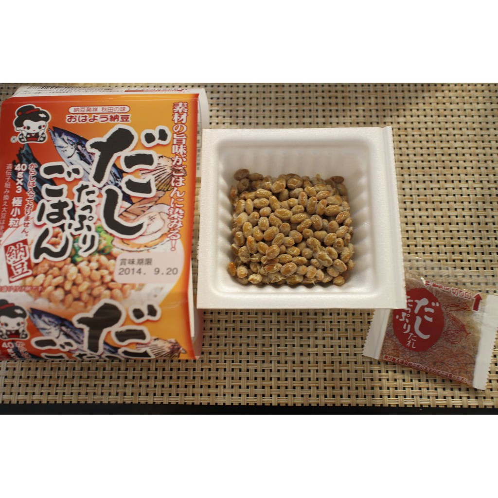 Đậu tương lên men Natto Nhật (3 hộp nhỏ)