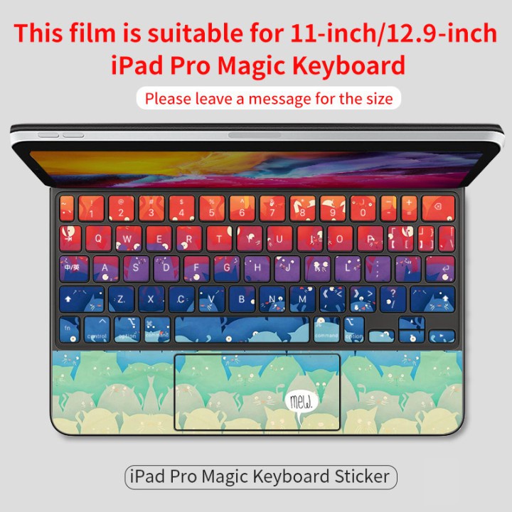 Phù Hợp Miếng Dán Bảo Vệ Bàn Phím Máy Tính Bằng Silicon Chống Thấm Nước / Bẩn Cho magic 2022 pro4 11 inch pro 6 12.9 ipad air 4 / 5 10.9