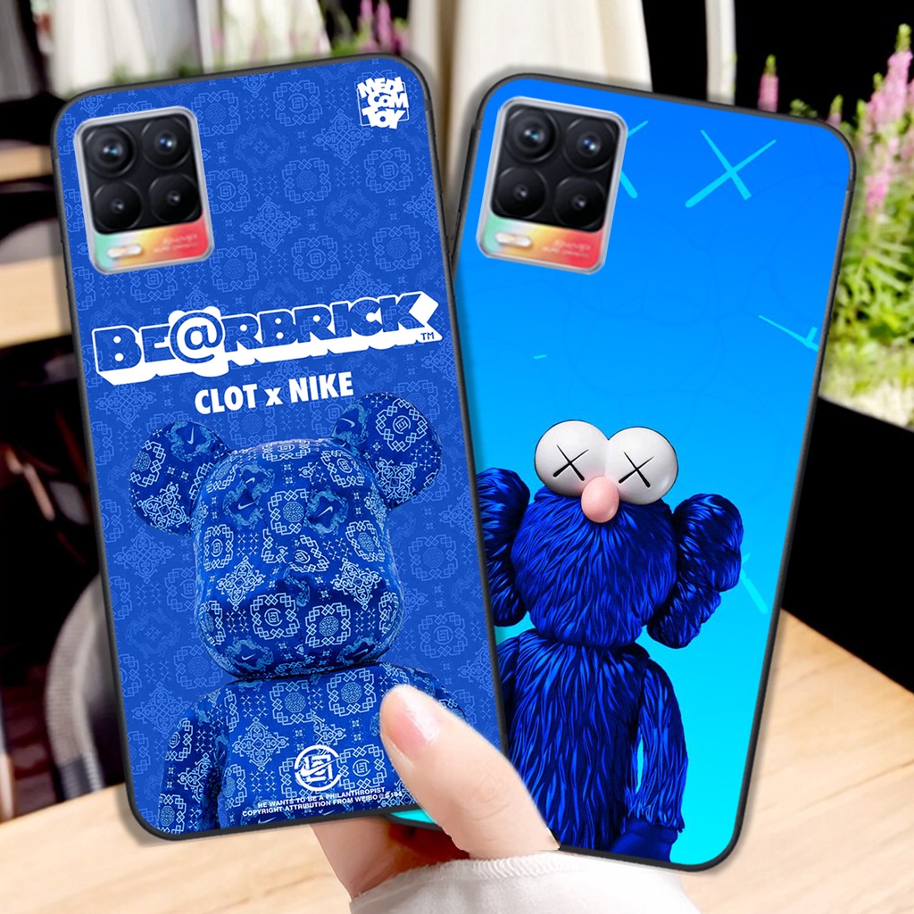 Ốp lưng điện thoại Oppo Realme 8 - Oppo Realme 8 Pro bearbrick RẺ-ĐẸP-BỀN