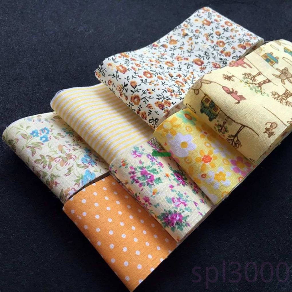 Set 30 Miếng Vải Cotton Họa Tiết Chấm Bi Cho Búp Bê