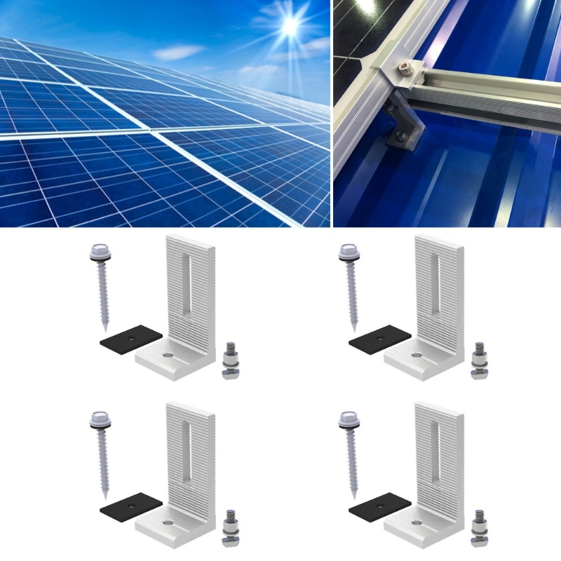 Bộ 1-4 Khung Gắn Bảng Điều Khiển Năng Lượng Mặt Trời