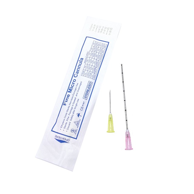 (HCM-Q1) Kim Tiêm Filler Cannula Đầu Tù Cao Cấp Magicalift - Tiêu Chuẩn Chất Lượng Châu Âu UK Có Sẵn Kim Mồi