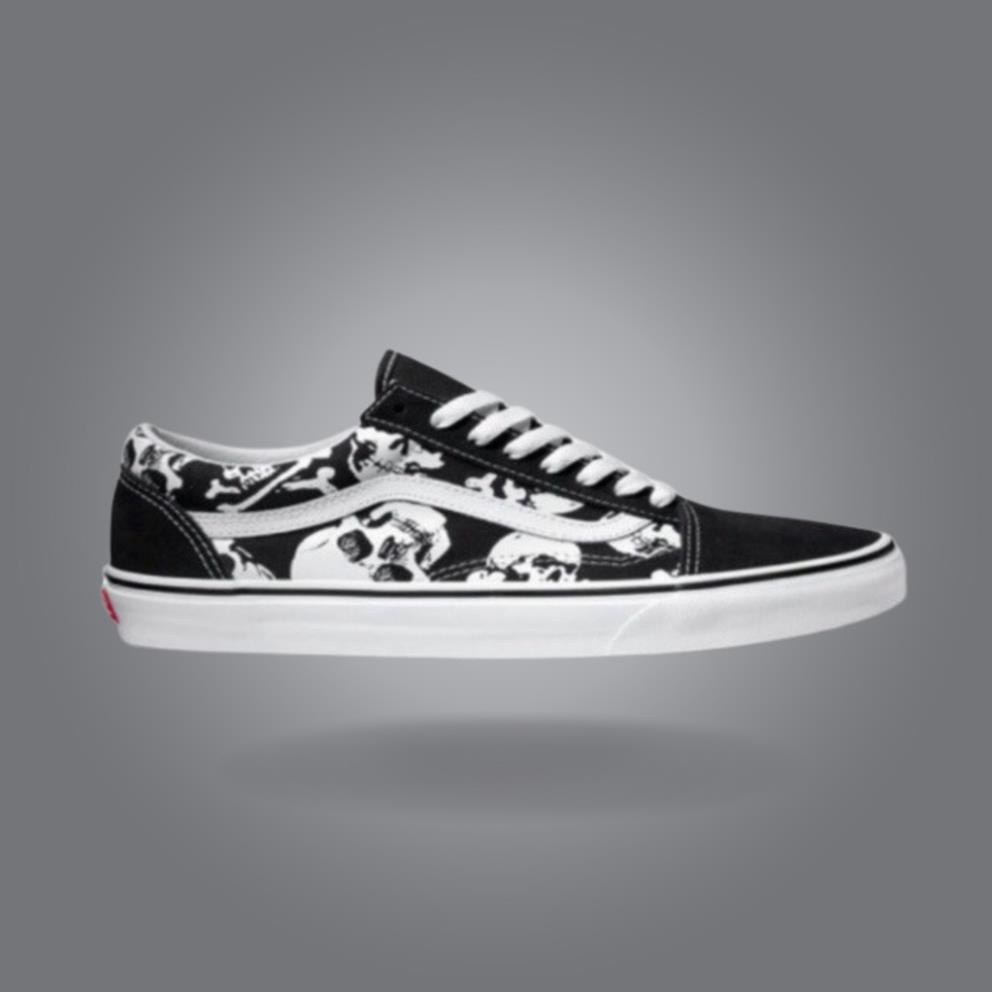 Giày thể thao nam nữ vans in hình đầu lâu hàng việt nam xuất khẩu giầy thể thao nam nữ full size 36-43 🚑