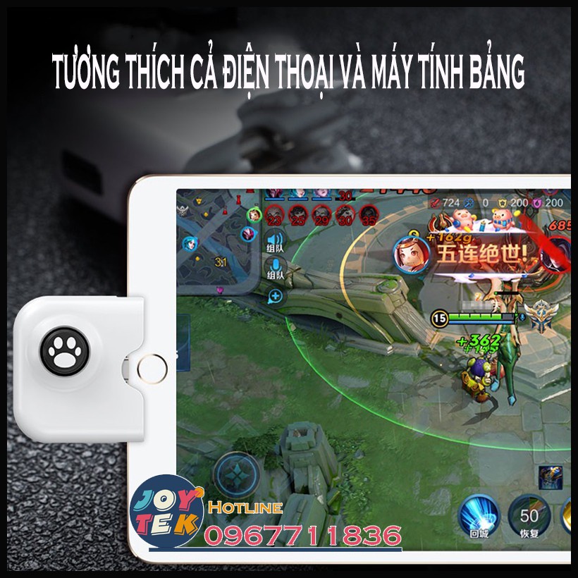 Tay cầm chơi game, joystick game mobile YAO chơi Liên quân, tốc chiến, pubg, ff cod