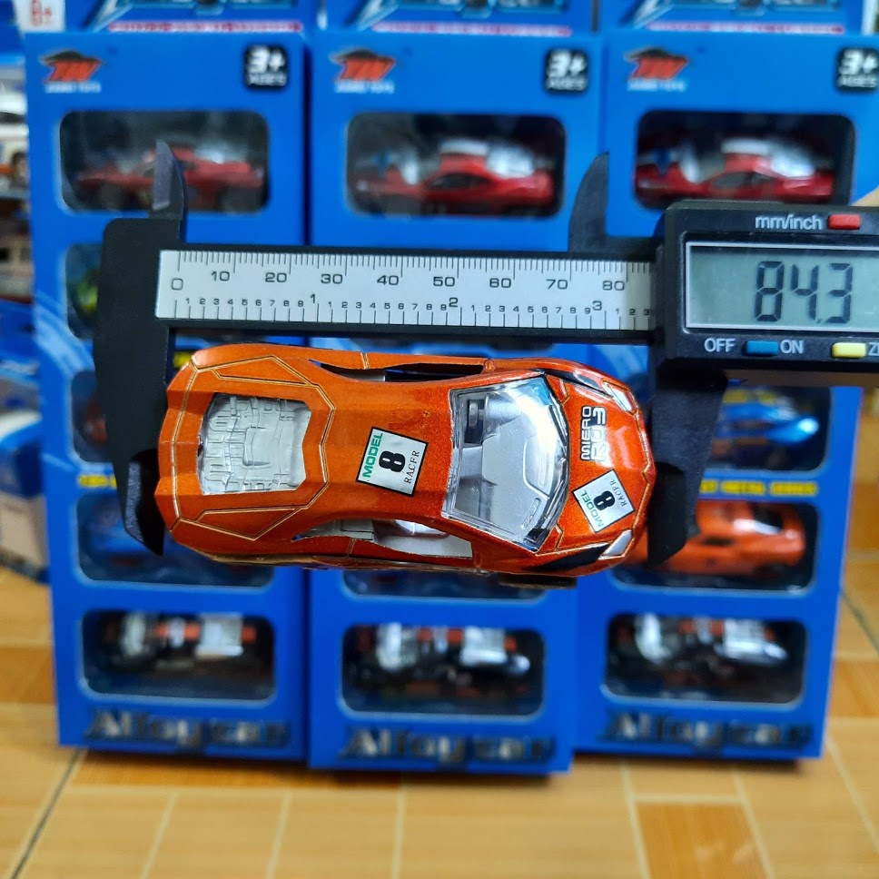 Bộ 5 xe ô tô die cast mô hình bằng sắt chạy cót tỉ lệ 1:64