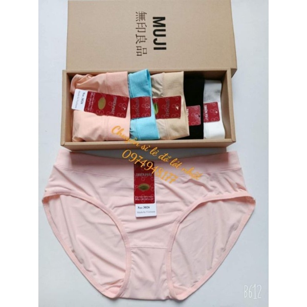 ♥️ SHOP UY TÍN ♥️  quần lót thun lạnh co giản - có size từ 45kg đến 80kg - quần sịp nữ - mã: 3026