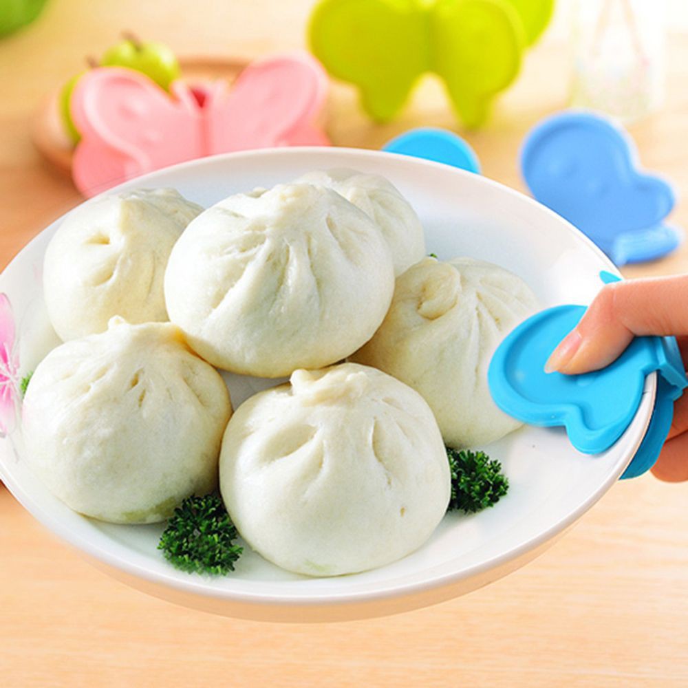 Kẹp gắp nóng hình con bướm bằng silicone