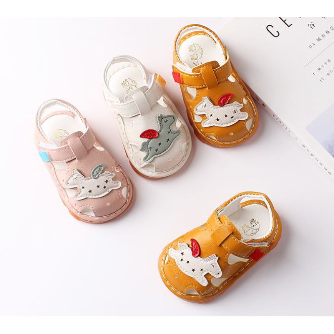 Giày Tập Đi, Sandal Có Kèn Chip kêu vui tai (có ảnh thật)