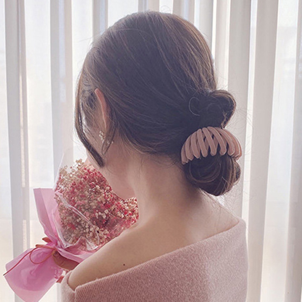 Kẹp Búi Tóc Hình Tổ Chim Bằng Nhung Nhiều Màu Thời Trang Cho Nữ