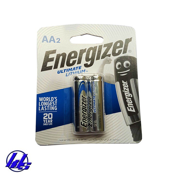 Pin AA Energizer Ultimate Lithium L91 - Vỉ 2 viên