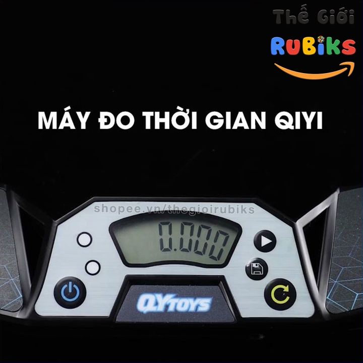 [Có dây Cáp] Đồng Hồ Rubik QiYi Timer Rubic Phụ Kiện Bấm Thời Gian Siêu Bền Đồ Chơi Thông Minh