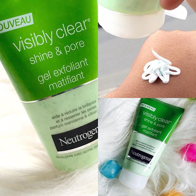 Sữa rửa mặt Neutrogena Visibly Clear Pore and Shine Daily Scrub