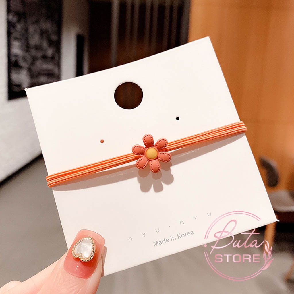 Dây Buộc Tóc Bông Hoa Nhỏ Dễ Thương 6 Cánh Buta Ct34
